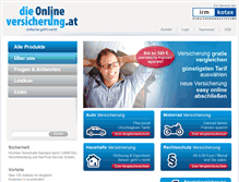 Tablet Screenshot of dieonlineversicherung.at